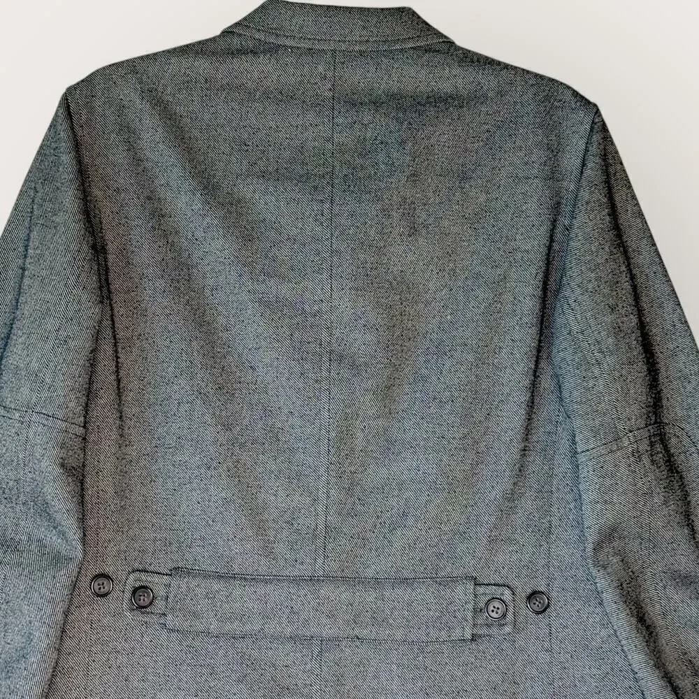 PLECTRUM Ben Sherman Slim Fit Sportcoat Blazer Jacket 4 Buttons Men Size L Gray